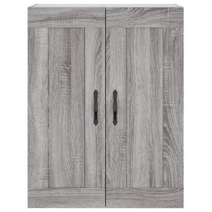 Highboard Grey Sonoma 69,5x34x180 cm Engineered Wood