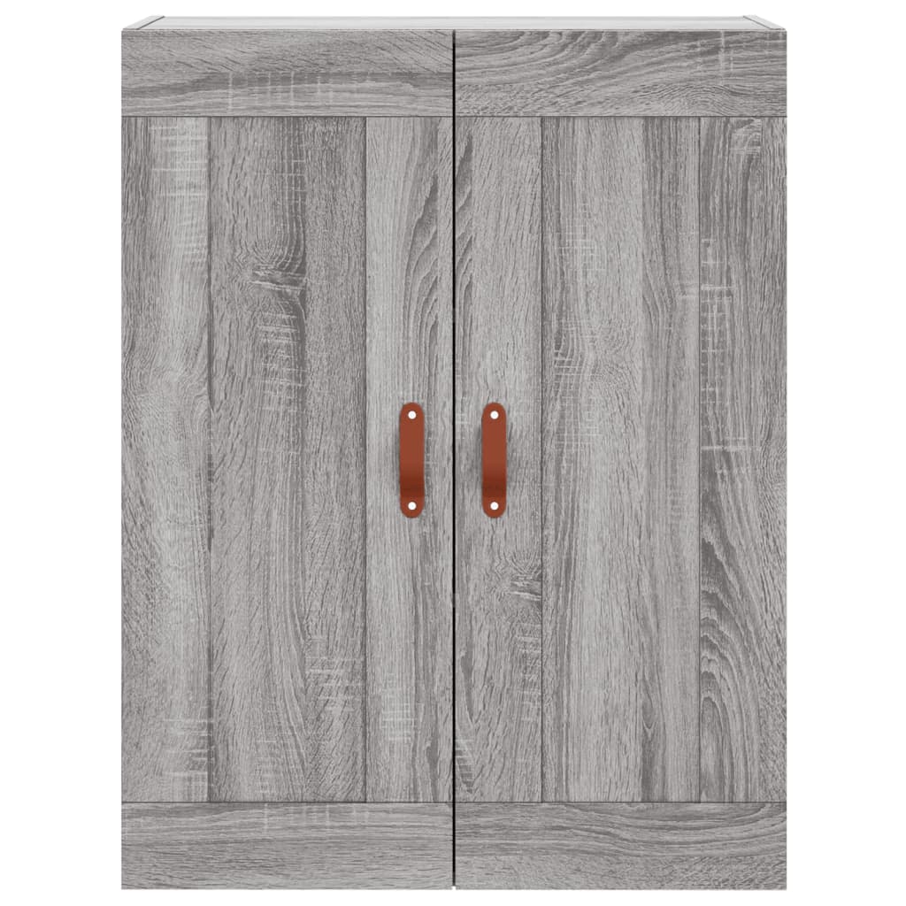 Highboard Grey Sonoma 69.5x34x180 cm Engineered Wood