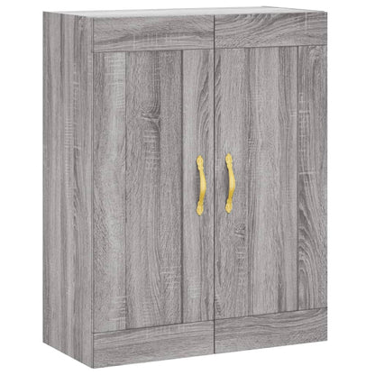 Highboard Grey Sonoma 69.5x34x180 cm Engineered Wood