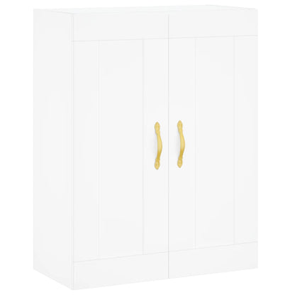 Highboard White 69.5x34x180 cm Engineered Wood