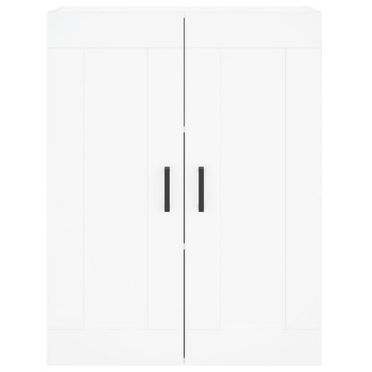 Highboard White 69.5x34x180 cm Engineered Wood