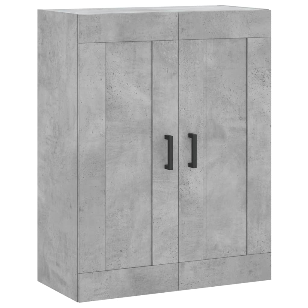Highboard Concrete Grey 69,5x34x180 cm Engineered Wood