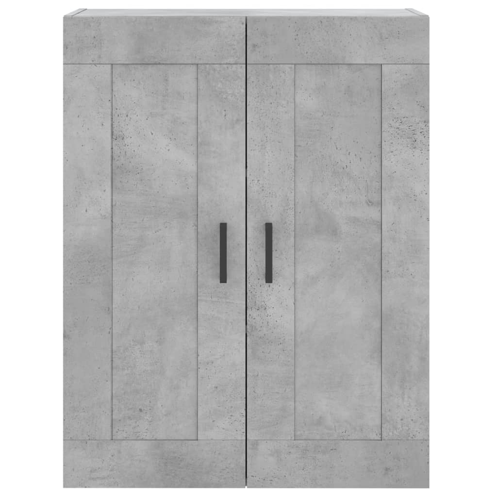 Highboard Concrete Grey 69,5x34x180 cm Engineered Wood