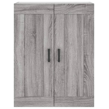 Highboard Grey Sonoma 69,5x34x180 cm Engineered Wood