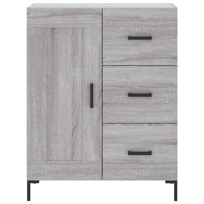 Highboard Grey Sonoma 69,5x34x180 cm Engineered Wood