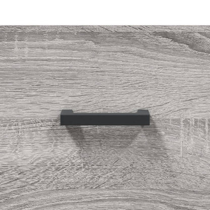 Highboard Grey Sonoma 69,5x34x180 cm Engineered Wood