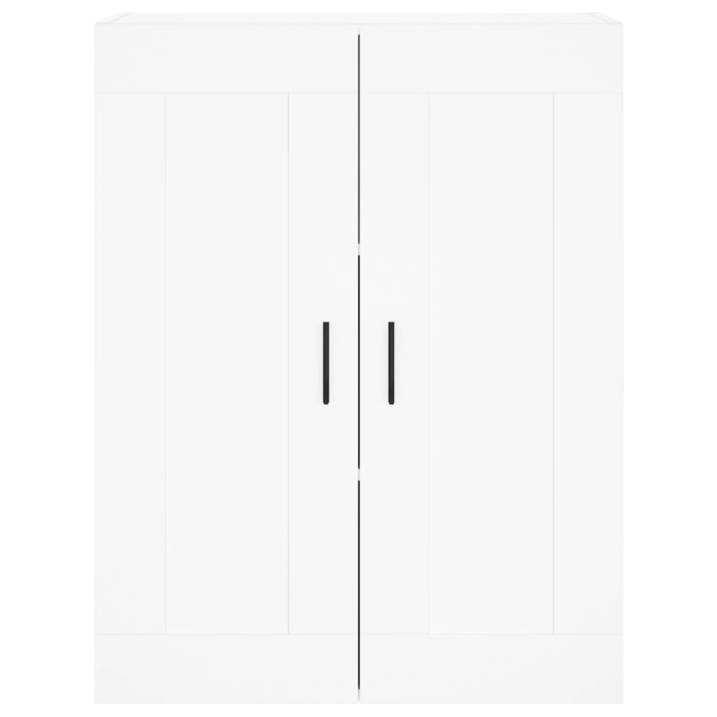 Highboard White 69,5x34x180 cm Engineered Wood