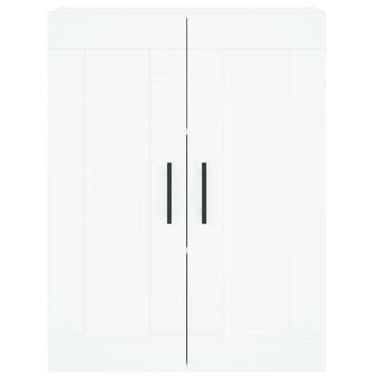 Highboard White 69,5x34x180 cm Engineered Wood