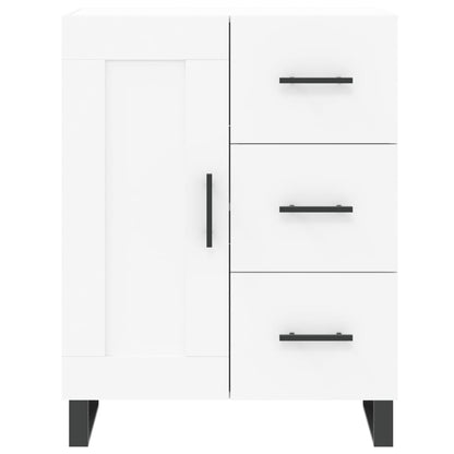 Highboard White 69,5x34x180 cm Engineered Wood