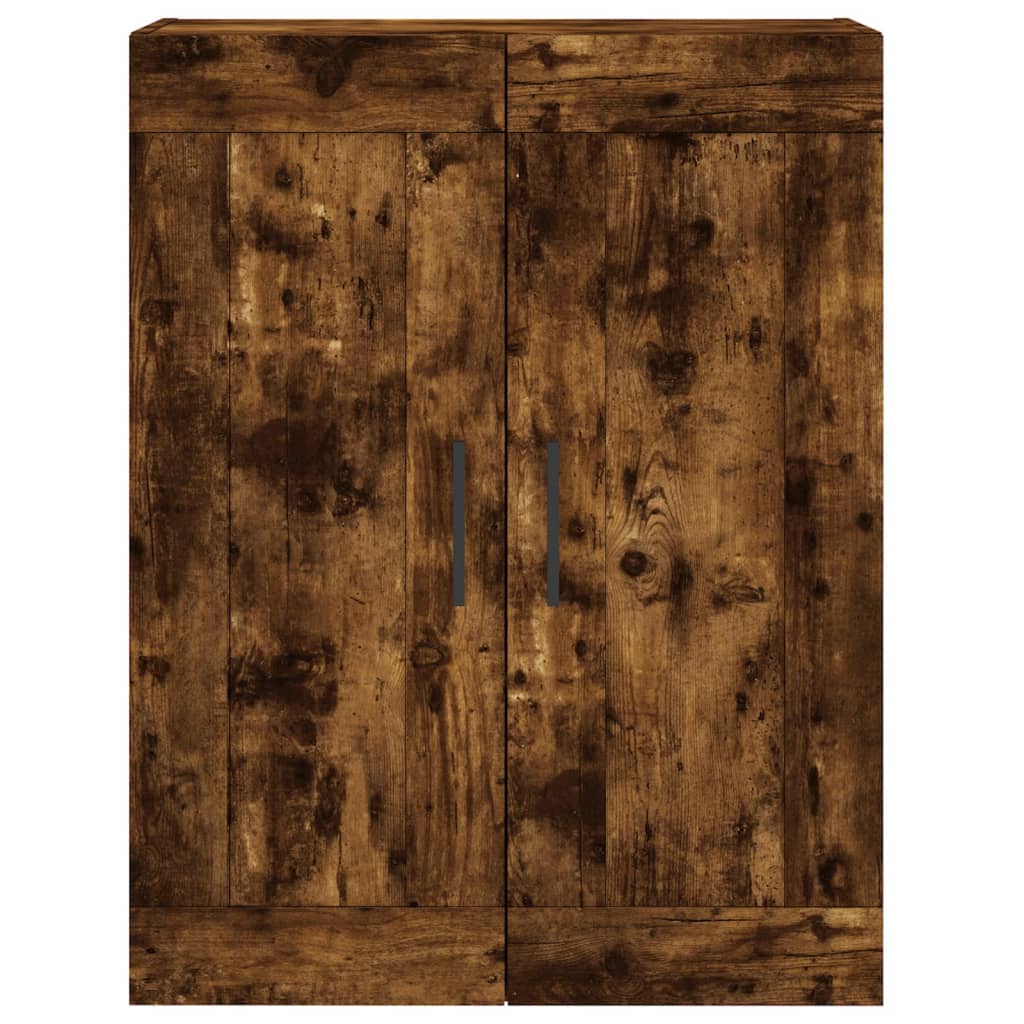 Highboard Smoked Oak 69.5x34x180 cm Engineered Wood