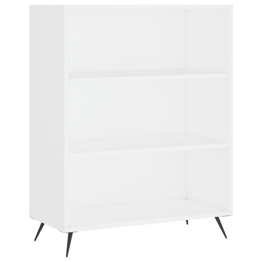 Highboard White 69.5x34x180 cm Engineered Wood