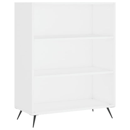 Highboard White 69.5x34x180 cm Engineered Wood