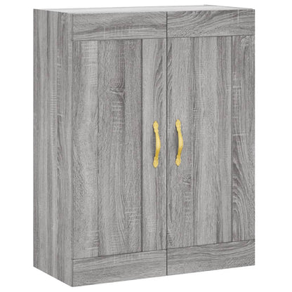 Highboard Grey Sonoma 69.5x34x180 cm Engineered Wood