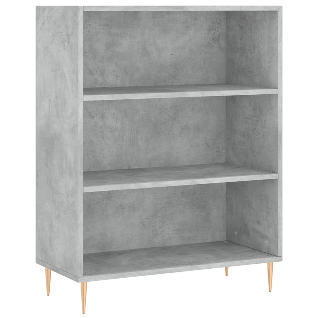 Highboard Concrete Grey 69,5x34x180 cm Engineered Wood