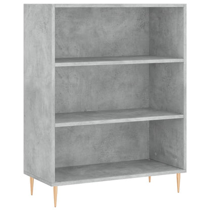 Highboard Concrete Grey 69,5x34x180 cm Engineered Wood