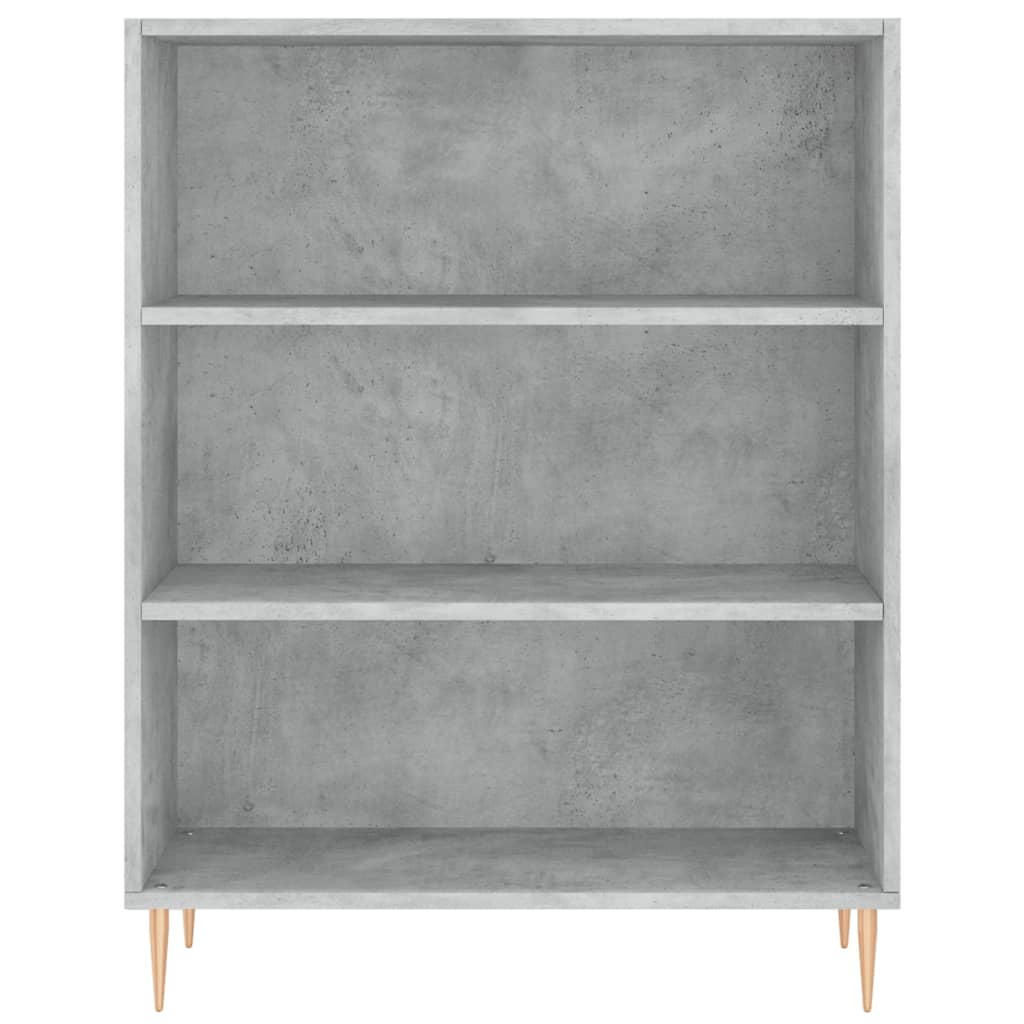 Highboard Concrete Grey 69,5x34x180 cm Engineered Wood