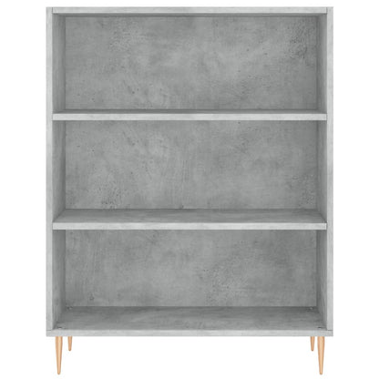 Highboard Concrete Grey 69,5x34x180 cm Engineered Wood