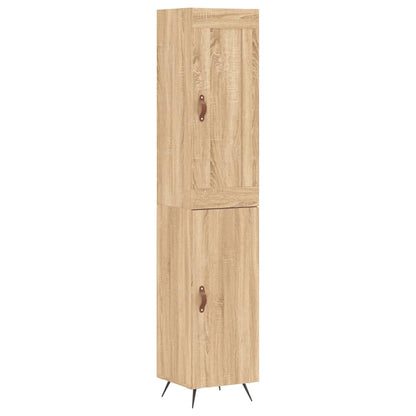 Highboard Sonoma Oak 34.5x34x180 cm Engineered Wood