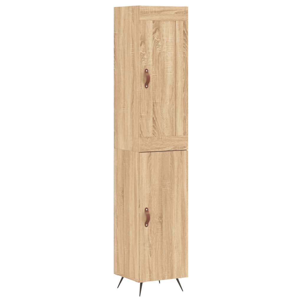 Highboard Sonoma Oak 34,5x34x180 cm Engineered Wood