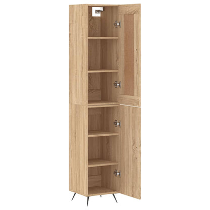 Highboard Sonoma Oak 34.5x34x180 cm Engineered Wood