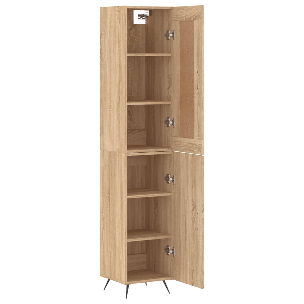 Highboard Sonoma Oak 34,5x34x180 cm Engineered Wood