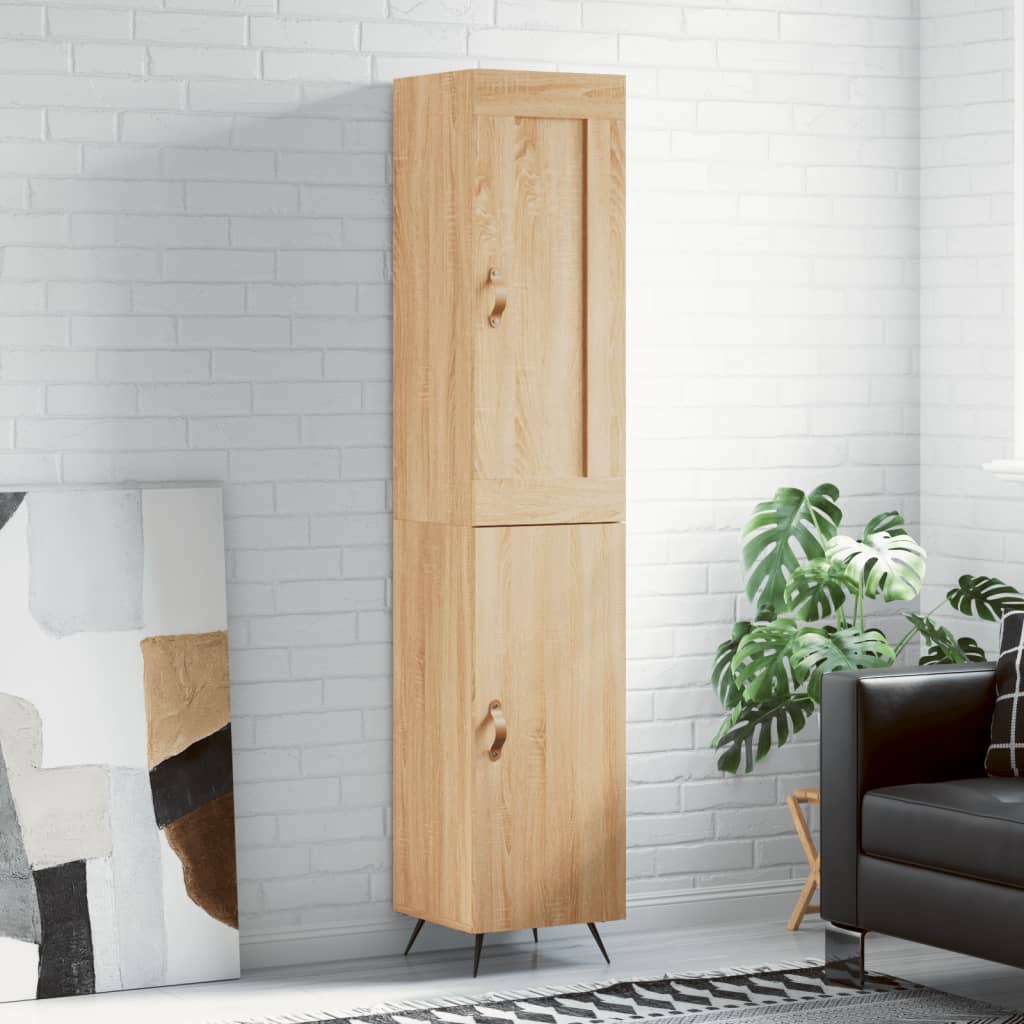 Highboard Sonoma Oak 34,5x34x180 cm Engineered Wood