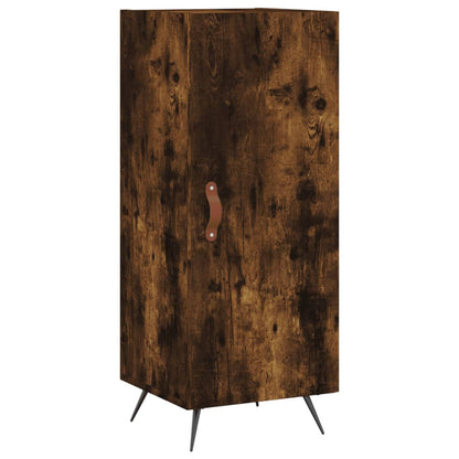 Highboard Smoked Oak 34,5x34x180 cm Engineered Wood