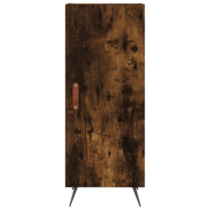 Highboard Smoked Oak 34,5x34x180 cm Engineered Wood