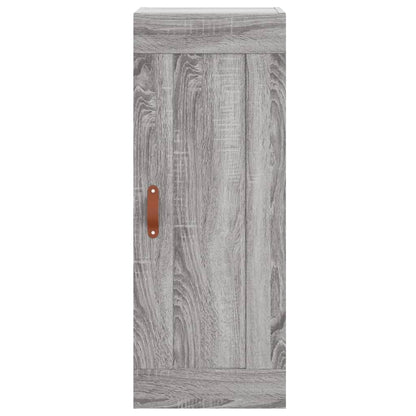 Highboard Grey Sonoma 34.5x34x180 cm Engineered Wood