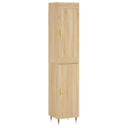 Highboard Sonoma Oak 34,5x34x180 cm Engineered Wood