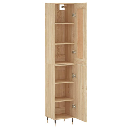 Highboard Sonoma Oak 34,5x34x180 cm Engineered Wood