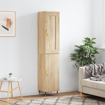 Highboard Sonoma Oak 34,5x34x180 cm Engineered Wood