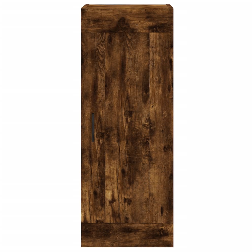 Highboard Smoked Oak 34.5x34x180 cm Engineered Wood