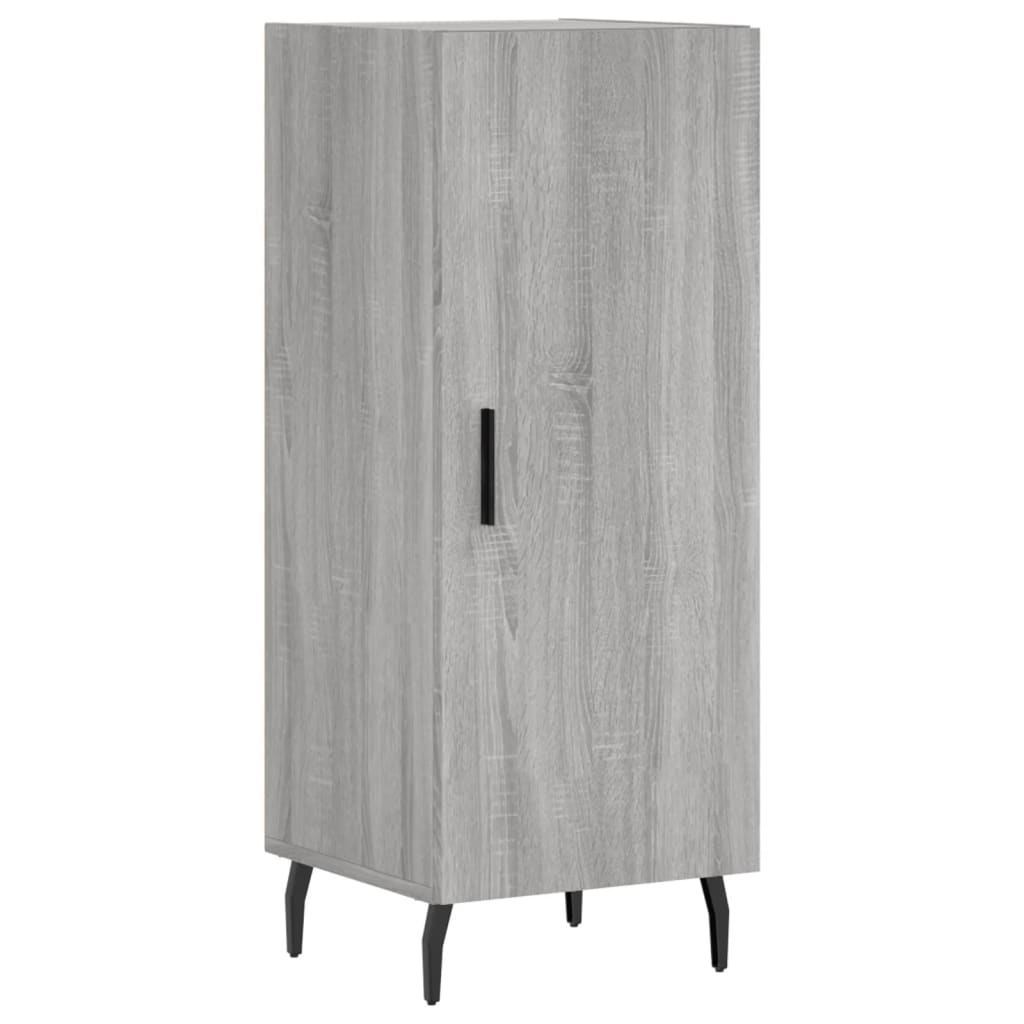 Highboard Grey Sonoma 34.5x34x180 cm Engineered Wood