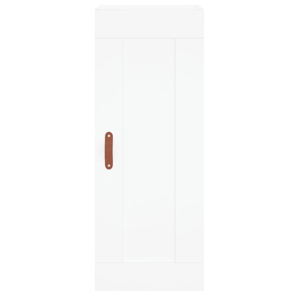 Highboard White 34,5x34x180 cm Engineered Wood
