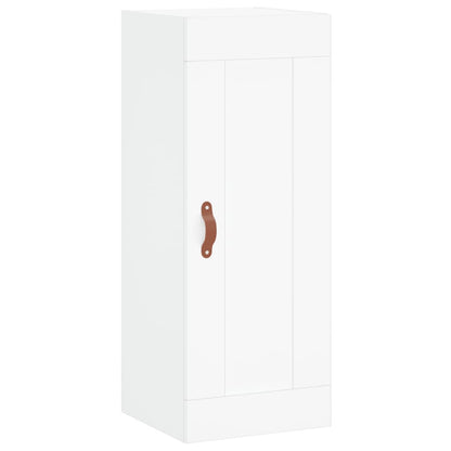Highboard White 34,5x34x180 cm Engineered Wood