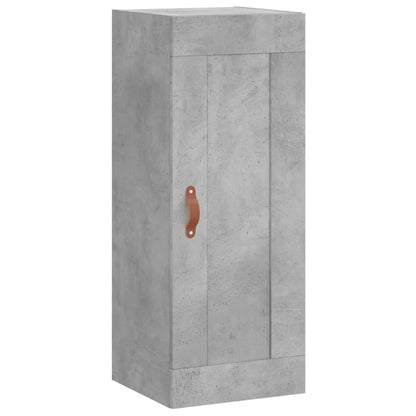 Highboard Concrete Grey 34,5x34x180 cm Engineered Wood