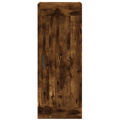 Highboard Smoked Oak 34.5x34x180 cm Engineered Wood