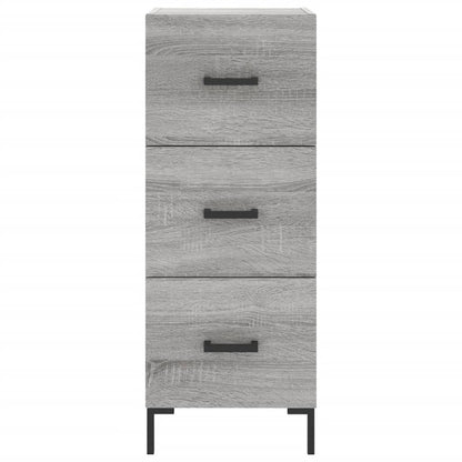 Highboard Grey Sonoma 34,5x34x180 cm Engineered Wood