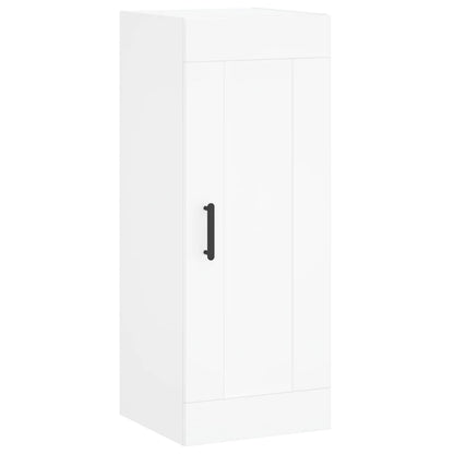 Highboard White 34,5x34x180 cm Engineered Wood