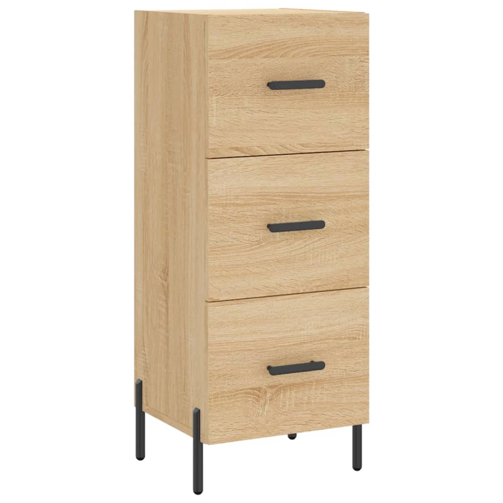 Highboard Sonoma Oak 34.5x34x180 cm Engineered Wood