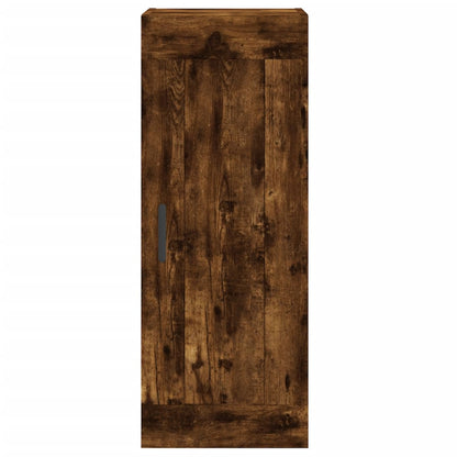 Highboard Smoked Oak 34.5x34x180 cm Engineered Wood