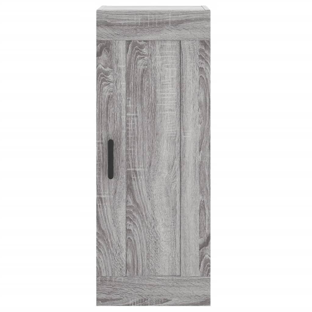 Highboard Grey Sonoma 34.5x34x180 cm Engineered Wood