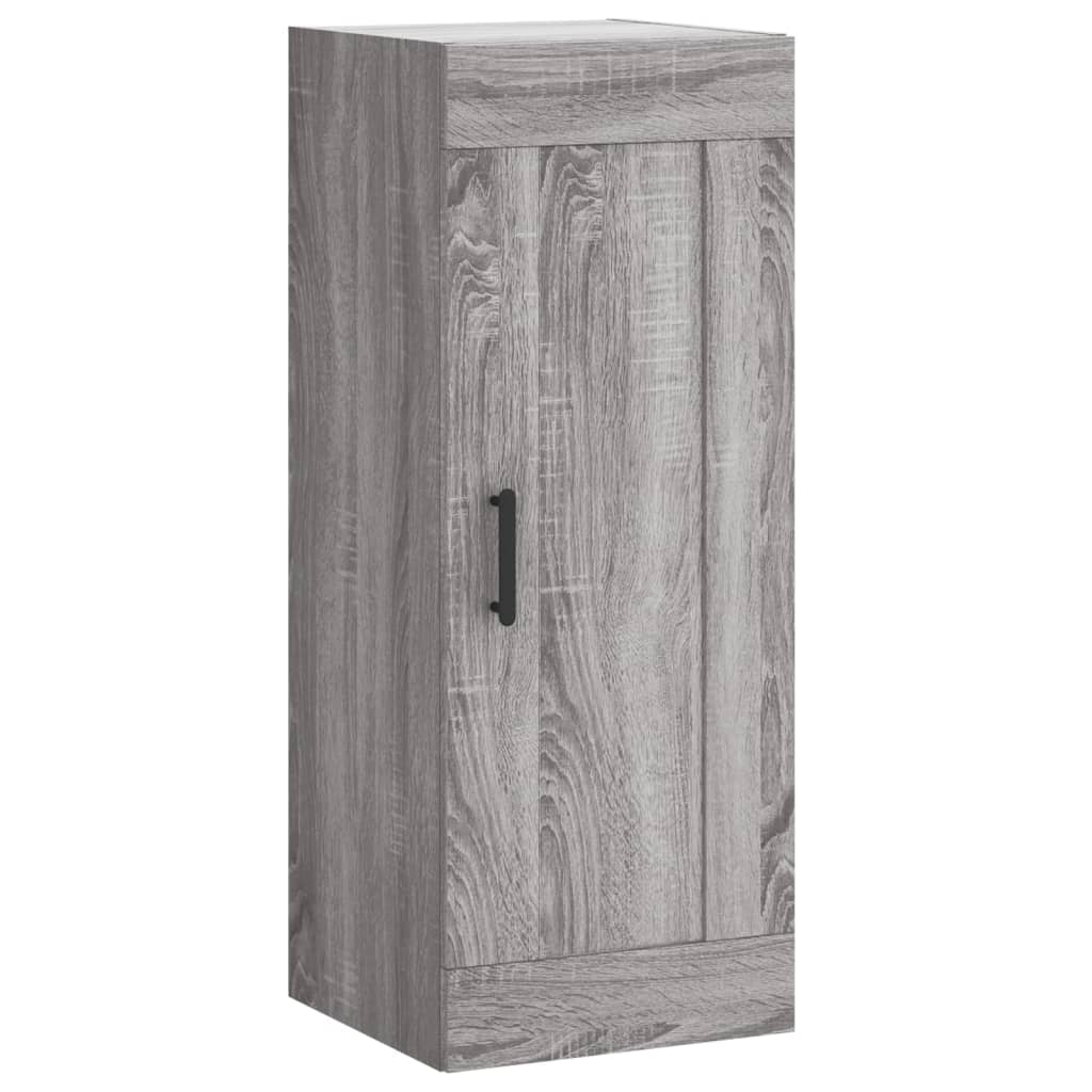 Highboard Grey Sonoma 34.5x34x180 cm Engineered Wood