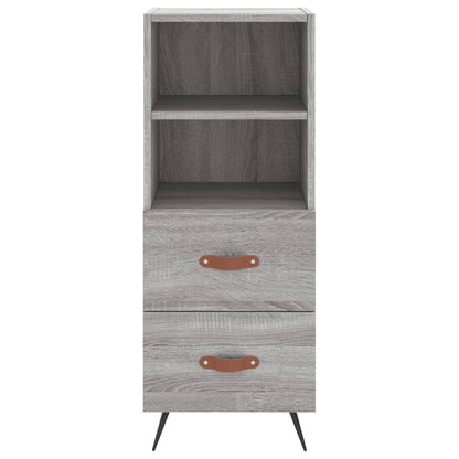 Highboard Grey Sonoma 34.5x34x180 cm Engineered Wood