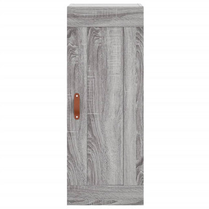 Highboard Grey Sonoma 34.5x34x180 cm Engineered Wood