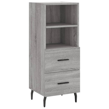 Highboard Grey Sonoma 34.5x34x180 cm Engineered Wood
