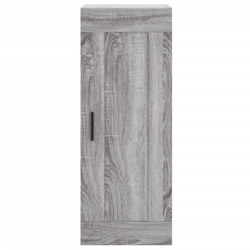 Highboard Grey Sonoma 34.5x34x180 cm Engineered Wood