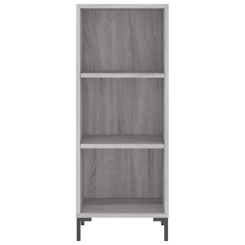 Highboard Grey Sonoma 34,5x34x180 cm Engineered Wood