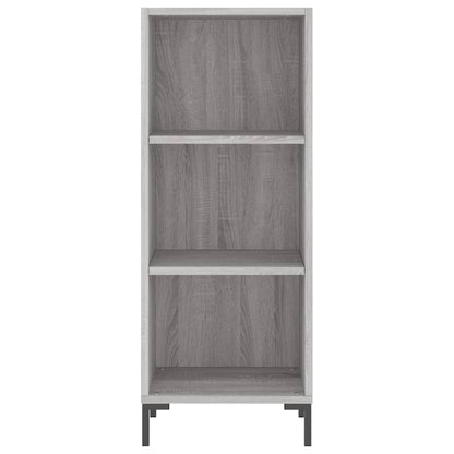 Highboard Grey Sonoma 34,5x34x180 cm Engineered Wood